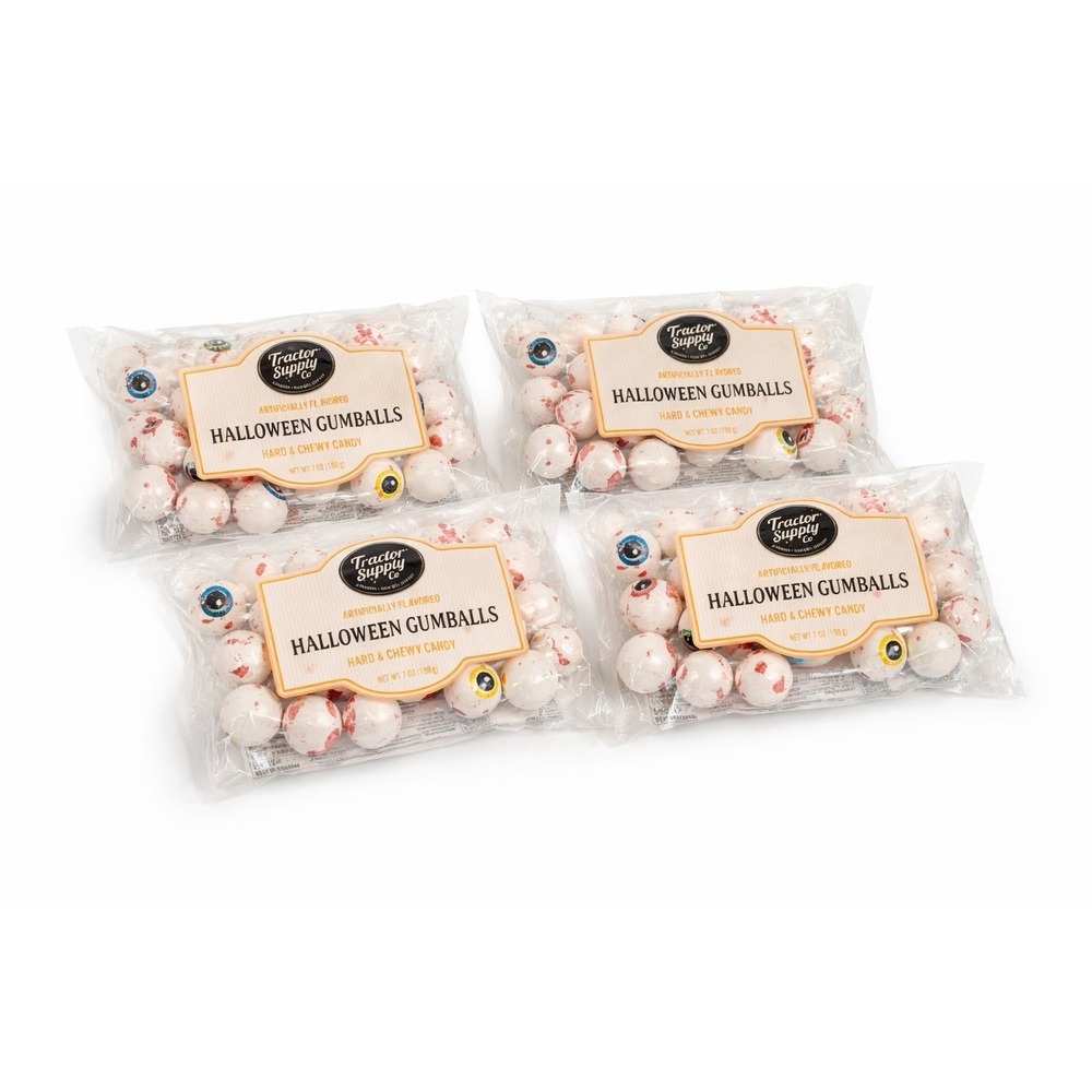 4 Pack Tractor Supply Co Eyeballs Candy Bubblegum 28 oz Science Halloween Party